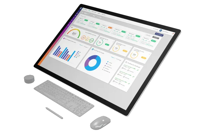 Tableau de bord de productivité Monitoo utilisé pour le diagnostic des processus